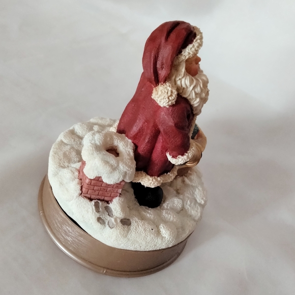 Christmas Santa Claus Figurine Candle Topper - Picture 3 of 16